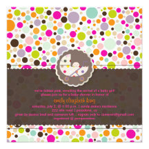 Gumm de la burbuja de PixDezines/fondo del bebé sh Invitación Personalizada
