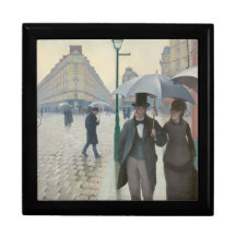 Gustave Caillebotte - calle de París; Día lluvioso Caja De Joyas