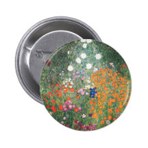 Gustavo Klimt Blumengarten Pin
