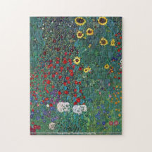 Gustavo Klimt - cultive un huerto con rompecabezas