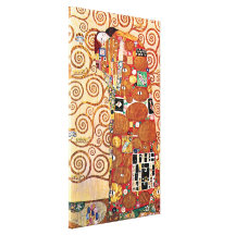 Gustavo Klimt - cumplimiento Lona Envuelta Para Galerías