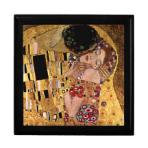 Gustavo Klimt: El beso (detalle) Caja De Joyas