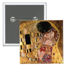 Gustavo Klimt: El beso (detalle) Pin
