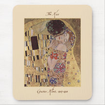 Gustavo Klimt el beso Mousepad 1907-08 Tapete De Ratones
