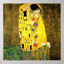 Gustavo Klimt - el poster del beso