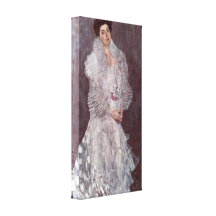 Gustavo Klimt - retrato de Hermine Gallia Impresión En Lona