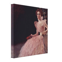 Gustavo Klimt - retrato de Sonja Knips Lienzo Envuelto Para Galerias