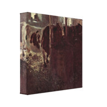 Gustavo Klimt - vacas en el granero Impresiones En Lona