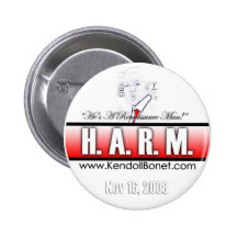 H.A.R.M. - Él es un botón del hombre renacentista Pins