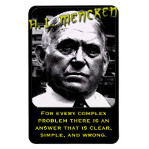 H.L. Mencken en el orden público Iman De Vinilo