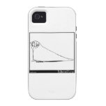 Había una persona joven en verde iPhone 4/4S fundas