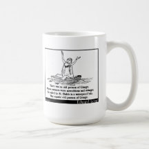 Había una persona mayor del granero taza