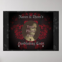 Habitación eterna de Handfasting/del boda Poster