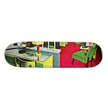 Habitación retra patines personalizados