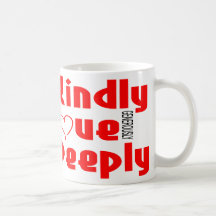 Hable amablemente taza