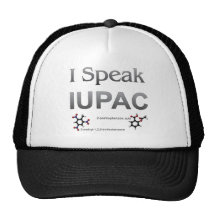 Hablo nomenclatura de la química de IUPAC Gorro