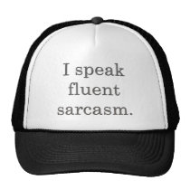 Hablo sarcasmo fluido gorras