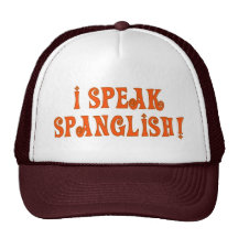 ¡Hablo spanglish! Gorras