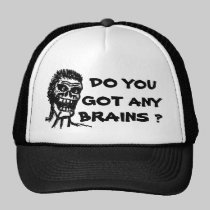 ¿HACE USTED CONSIGUIÓ CEREBROS?  ZOMBI gorras