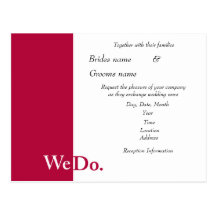 Hacemos la invitación del boda postal