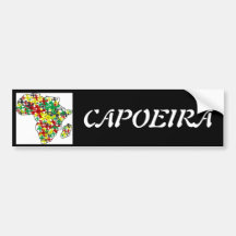 hacha de Angola del capoeira de la pegatina para e Pegatina De Parachoque
