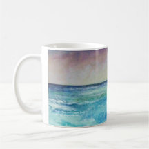 Hacia fuera al mar de la capilla Porth Taza De Café