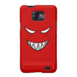 Haciendo muecas la cara con los males de ojo rojos galaxy s2 fundas