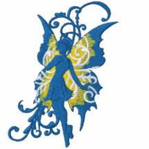 Hada azul sudadera con serigrafia