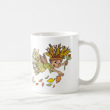 Hada de la cosecha taza de café