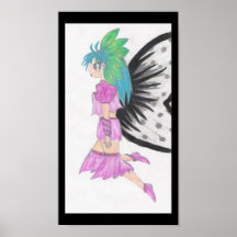 Hada de la frambuesa poster