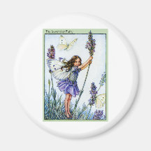 Hada de la lavanda imán para frigorifico
