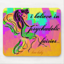 Hada de Psychadelic Alfombrilla De Raton
