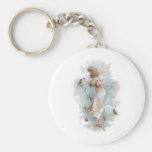Hada del invierno llaveros personalizados