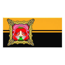 Hada del tomate de Kawaii Chibi Tarjetas Con Fotos Personalizadas