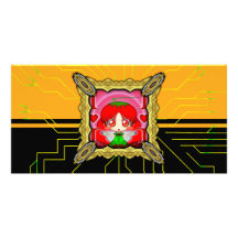 Hada del tomate de Kawaii Chibi Tarjeta Personal