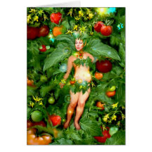 Hada del tomate tarjeta