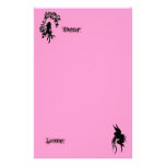 Hada estimada/del amor inmóvil papelería de diseño