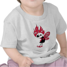 Hada gótica rosada de Navidad Camisetas