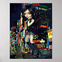 Hada gótica Tokio de Japón de la IMPRESIÓN del ART Impresiones