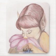 hada, hada flor alfombrilla de raton