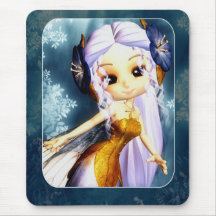 Hada linda Mousepad de la fantasía Tapetes De Raton