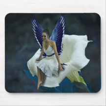 Hada preciosa Mousepad de la luna azul
