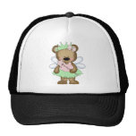 Hada verde del oso del bebé gorras