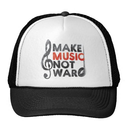Haga el gorra del vintage de la guerra de la músic