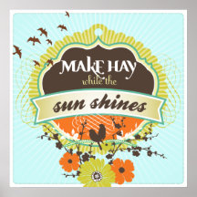 Haga el heno mientras que The Sun brilla - poster 