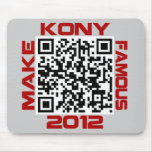 Haga Kony el código video famoso José Kony de 2012 Tapete De Ratón