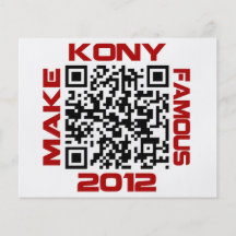 Haga Kony el código video famoso José Kony de 2012 Tarjetas Informativas