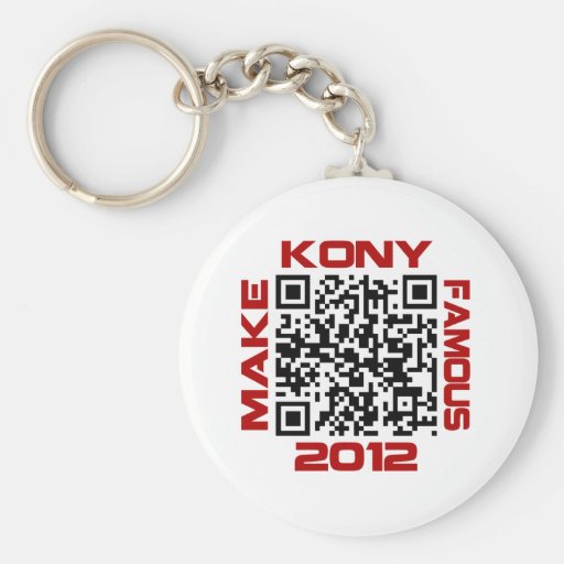 Haga Kony el código video famoso José Kony de 2012 Llaveros