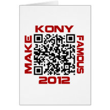 Haga Kony el código video famoso José Kony de 2012 Felicitación