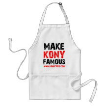 Haga Kony famoso - Kony 2012 Delantales
